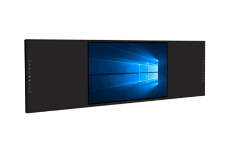 智慧黑板采用電容觸摸技術(shù)，將傳統(tǒng)手寫黑板與多媒體設(shè)備相結(jié)合